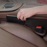 2pcs Car Seat Gap Filler Organizer Waterproof Car Seat Gap Plug Strip with 2 Grooves Seat Gap Storage Auto Interior Accessories