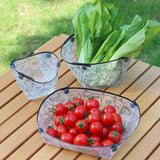 Outdoor Lightweight Folding Tableware Portable Bowl Dinner Plate Coffee Filter Funnel Water Cup Multi-purpose Camping Tableware
