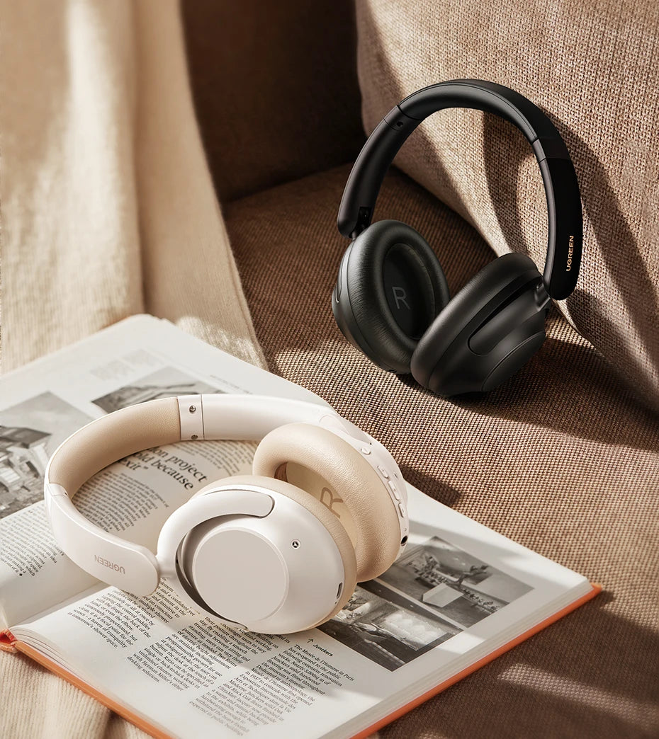 UGREEN HiTune Max5 Hybrid Active Noise Cancelling Earphone Wireless Over Ear Bluetooth Headphones 90H Playtime Hi-Res Audio LDAC