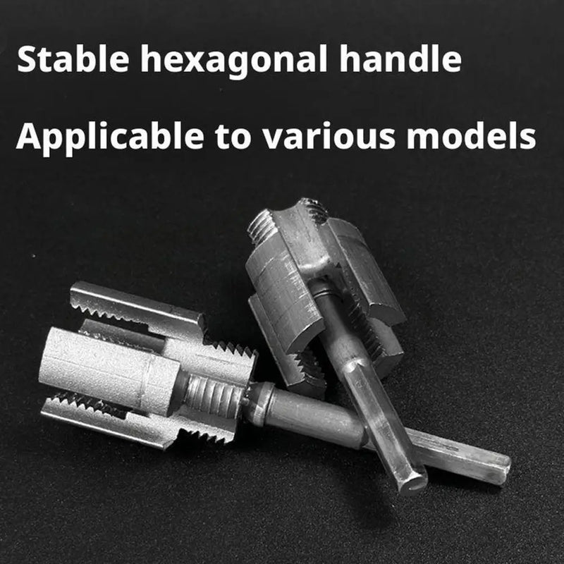 DN15 DN20 Pipe Threading Tool Hex Shank Die Internal External Threads 1/2&3/4 Water Pipes PPR PVC MPP Manganese Steel Detachable