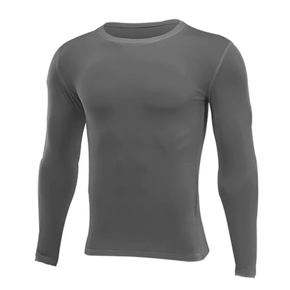 Men Women Kids Children Boy Girl Compression Running Long T Shirt Fitness Sport Basketball Football Gym Sportswear Clothes 8659