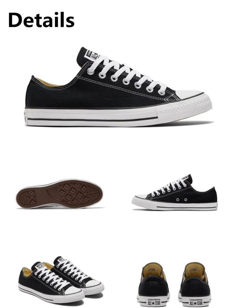 Converse 1970s All Star Low Casual Shoes For Men Women Classic Black Pink Canvas Breathable Sports Wlaking Skateboard Sneakers