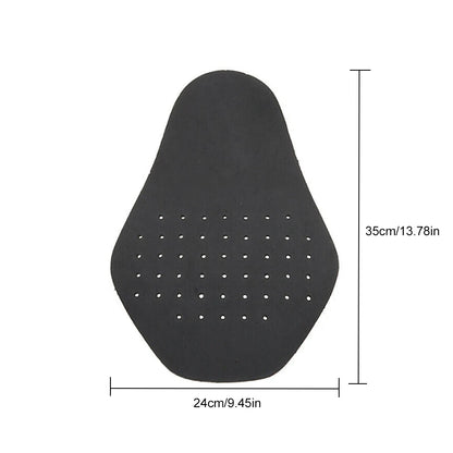 Protectores de forro para chaqueta de motocicleta, hombreras, coderas y espalda, color negro, para motocross, carreras, esquí, patinaje sobre hielo, ciclismo 