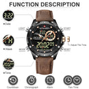NAVIFORCE Digital Men Military Watch Waterproof Wristwatch LED Quartz Clock Sport Watch Male Big Watches Men Relogios Masculino