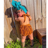 Unisex Infant Indian Romper Halloween Costume Baby Native American Costume