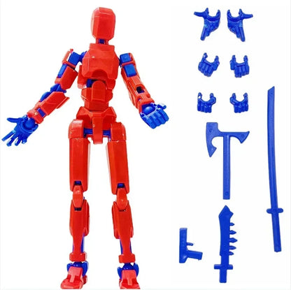 Robot multiarticular movible Shapeshift 2.0, maniquí impreso en 3D, 13 figuras de acción, juguetes para niños, adultos, juegos para padres e hijos.