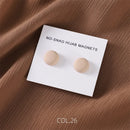 Safe macaron cor hijab broche forte chapeamento de metal magnético hijab clipe luxo sem buraco pinos broches ímã para lenço muçulmano