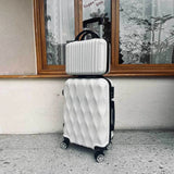Luggage Set of 2 Pieces, Carry-On Luggage Bag 20inch Portable Small Suitcase Set 14inch Handbag Trolley Case with Universal Wheels Lightweight Travel Gift Code Lock Suitcase