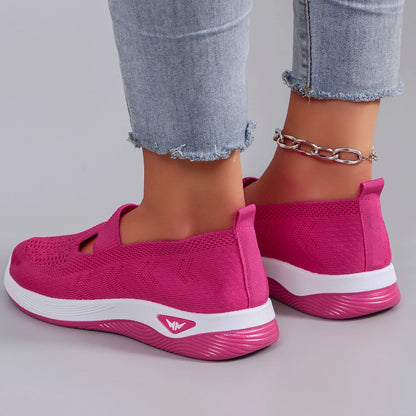 Zapatillas deportivas de primavera para mujer, modernas, transpirables, ligeras, antideslizantes, resistentes al desgaste, informales, planas.