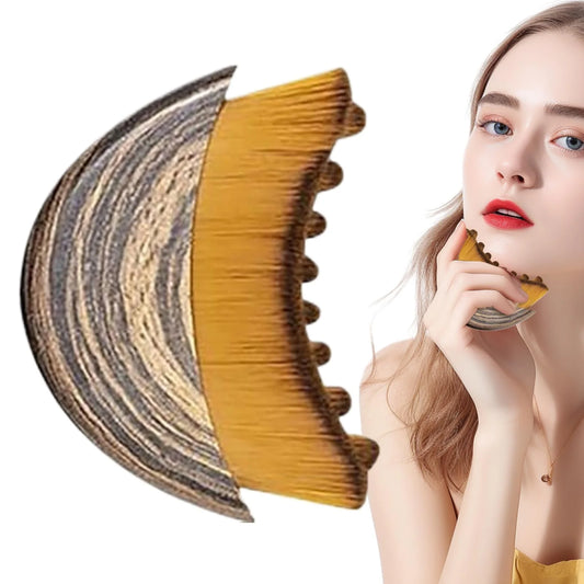 Lymphatic Drainage Brush for Face & Body, Gua Sha Massager Tool, Anti-Cellulite Detox Brush for Slimming & Relaxation
