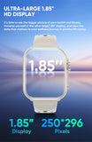 2025 New For Xiaomi Smart Watch Men Women 1.85-Inch HD AMOLED Full Touch Screen IP68 Waterproof Bluetooth Call SmartWatch Man