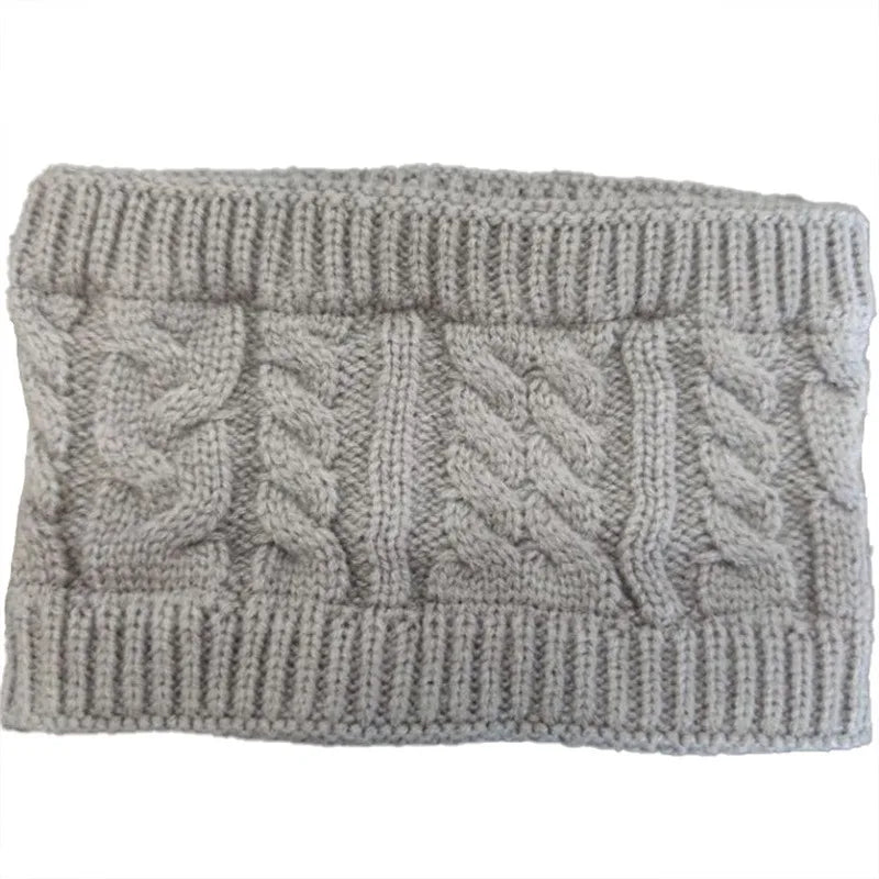 Female Cycling Cap Warm Knitted Riding Skullies Beanies Twisted Head Wrap Women's Winter Hat Hairwrap Headwear