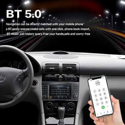 Android 13 two din built with wifi octa core 4GB Touch Screen car multimedia player for mercedes Benz w203