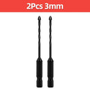 Cross Hex Tile Drill Bit For Glass Concrete Ceramic Tile Hole Opener Tunsten Carbide Hard Alloy Bits Set Tools 3 4 5 6 8 10 12mm