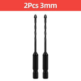 Cross Hex Tile Drill Bit For Glass Concrete Ceramic Tile Hole Opener Tungsten Carbide Hard Alloy Bits Set Tools 3 4 5 6 8 10 12mm