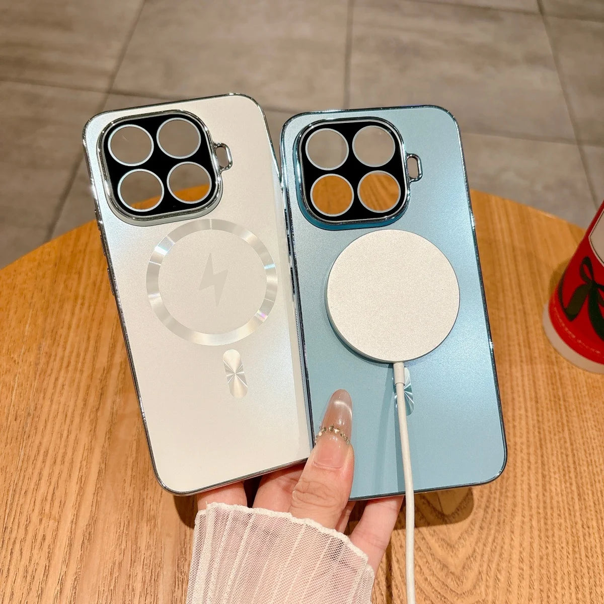 Luxury AG Frosted Non-Slip Magnetic Phone Case For Xiaomi 14 15 Ultra 15S 15T 14T 17 Pro Max For Magsafe Wireless Charge Cover