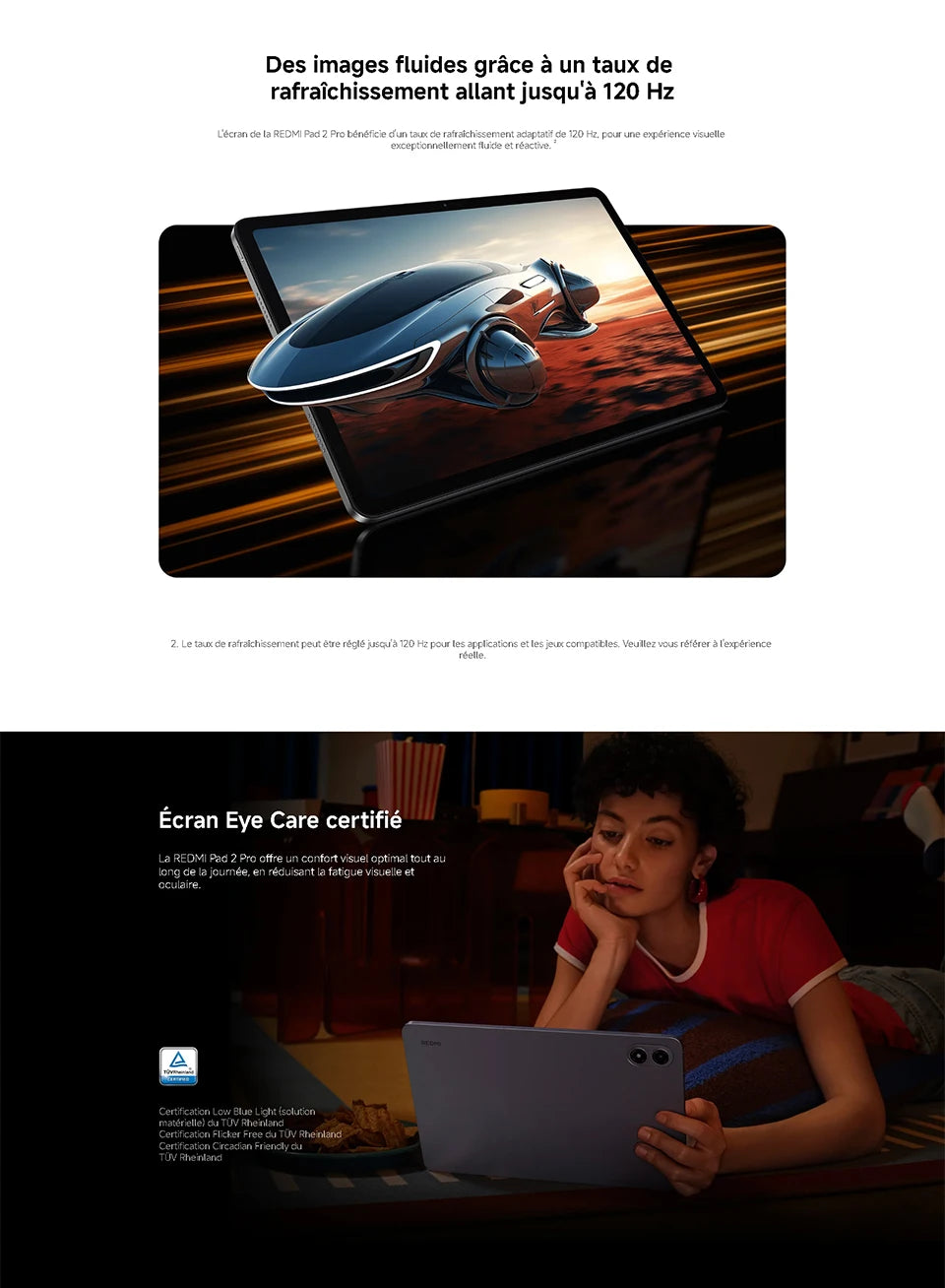 Xiaomi Redmi Pad 2 Pro Wi-Fi, Tablet, Snapdragon® 7s Gen 4, 120 Hz, 12.1" 2.5K Clear Display, 8 MP Camera, 12000 mAh Battery