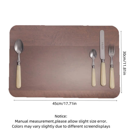 4Pcs/lot 45x30cm Transpare Meal Mat Waterproof Oil Proof Table Mat Cabinet Drawer Refrigerator Mat Outdoor Picnic Mat