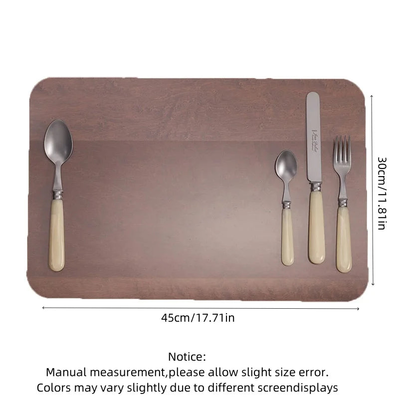 4Pcs/lot 45x30cm Transpare Meal Mat Waterproof Oil Proof Table Mat Cabinet Drawer Refrigerator Mat Outdoor Picnic Mat