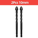 Cross Hex Tile Drill Bit For Glass Concrete Ceramic Tile Hole Opener Tunsten Carbide Hard Alloy Bits Set Tools 3 4 5 6 8 10 12mm