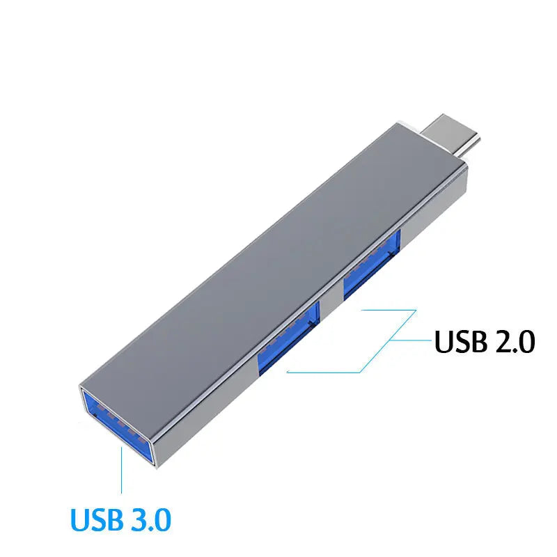 USB 3.0 Hub USB Hub 2.0 Multi USB Splitter Hub Use Power Adapter 3 Port Multiple Expander 2.0 USB 3.0 Hubfor PC