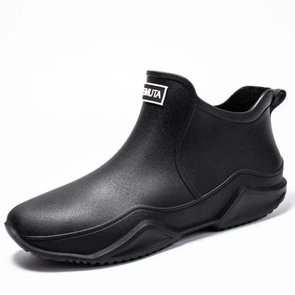 Botas de chuva masculinas para todas as estações, impermeáveis, antiderrapante, pesca, ao ar livre, lavagem geral, jardinagem e camping