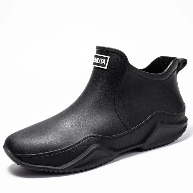 Botas de lluvia para hombre para todas las estaciones, impermeables, antideslizantes, para pesca, actividades al aire libre, lavado general, jardinería y acampada. 