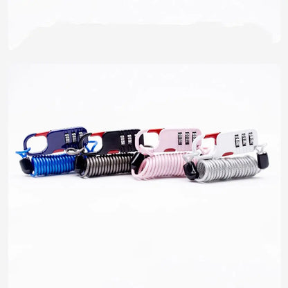 Universal 3 Digit Combination Password Cable Lock Cable Bicycle Accessories Bicycle Lock Cable Lock Security Lock Helmet Lock