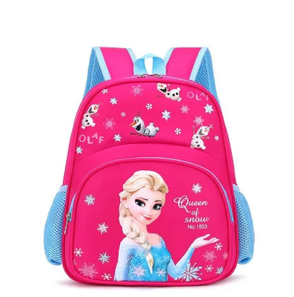 Nuevas mochilas Elsa para niñas de 3 a 7 años, de gran capacidad, impermeables, ligeras, cómodas y transpirables, protegen la columna vertebral.