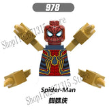 Marvel Avengers Superhero Building Blocks Iron Man Doctor Strange Hulk Thanos Spider-Man Venom Hawkeye Bricks Toys