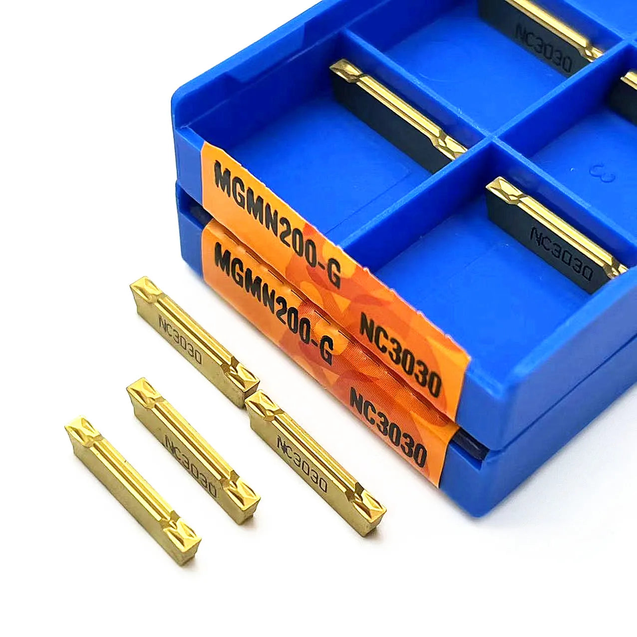MGMN200 G NC3020 PC9030 NC3030 Herramientas de torneado Inserto de carburo para ranurado de 2 mm para metal MGMN 150 Insertos de ranurado para torno Prating