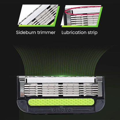 Gillette razor Gillette Labs men's shaver Gillette shaver shaver combination 5-layer shaver blades stainless steel material