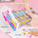 10Pcs/Lot Cute Cartoon HB Pencil With Big Rubber Kawaii Capybara Pony Pencils Student Kids Writing Pen School Stationery Gifts