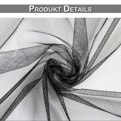 Outdoor Sheer Curtains for Patio Mosquito Netting Rod Pocket Garden Mesh Voile Drapes Mosquito Curtains for Porch Pergola
