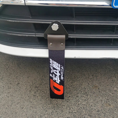 Correa de remolque colgante para coche con cultura de carreras JDM, cuerda de remolque, cinta, parachoques, accesorios para NOS HKS Initial D