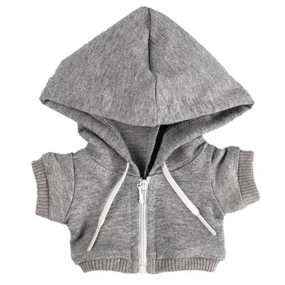For Labubu Casual Sweatsuit Set Comfy Clothes for Labubu 15/17cm Dolls Featuring Ribbed Hem Details Fashion Doll Accessories