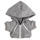 For Labubu Casual Sweatsuit Set Comfy Clothes for Labubu 15/17cm Dolls Featuring Ribbed Hem Details Fashion Doll Accessories