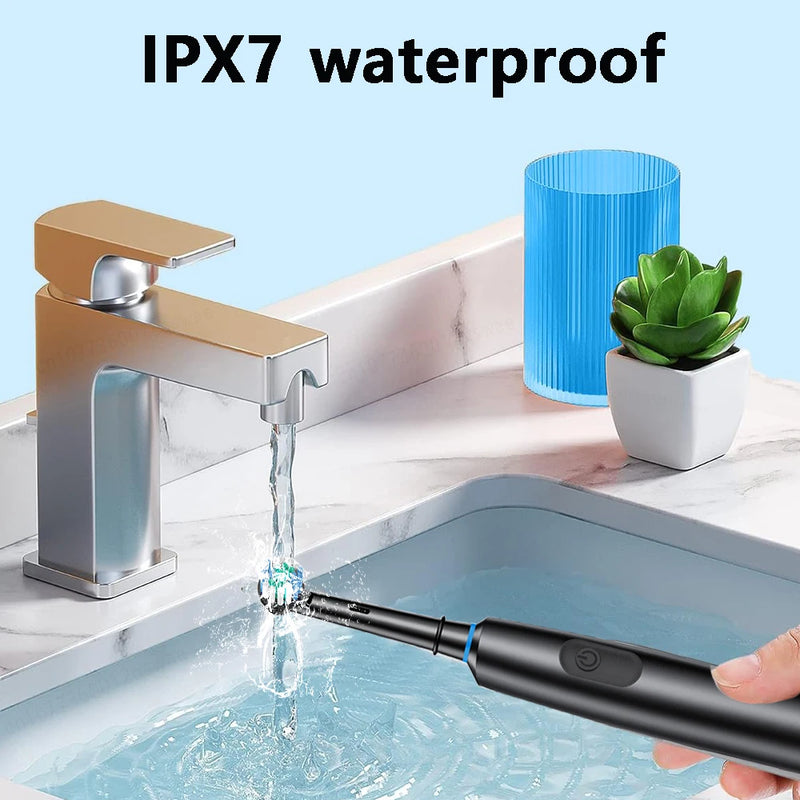 Rotation Electric Toothbrush with 8 Brush Heads Fast Charging Toothbrushes 5 Modes Rechargeable Toothbrush for Adult Oral Care