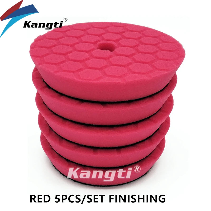 5 (125mm)/6 (150mm) Inch Car Waxing Buffing Pad Germany Foam Polishing Disc Auto Care Repair Tools Wax Pads for Car Detailing