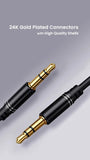 Cable de audio de 3,5 mm, cable auxiliar, adaptador de entrada de audio, cable auxiliar macho a macho, compatible con estéreos de coche, altavoces y auriculares.