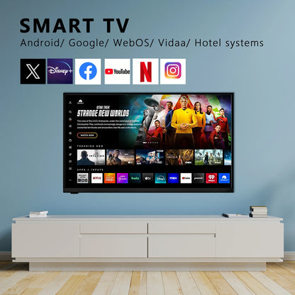 65 Inch MiniLED Oled Qled 4K HD TV 32 43 50 65 75 85 100 Inch 4K Smart Televisions for Hotels and Portable Use