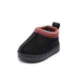 2026 New Fashion Children's Ankle Boots Soft Winter Causal Girls Cotton Shoes Solid Color Kids School Plush Boots Warm Shoes