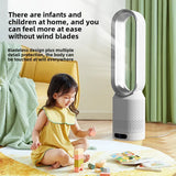 Leafless fan, household electric fan, no pages, silent air filter, circulating fan, bed head, floor standing desktop