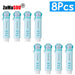 8pcs Blue