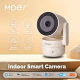 MOESTuya WiFi Indoor Pan/Tilt Smart Security Camera 4MP HD Infrared Night Vision Motion Sound Detection Panoramic Patrol Monitor