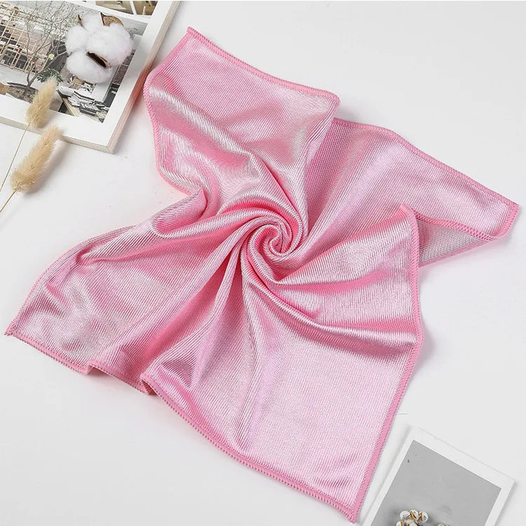 Toalha de limpeza super microfibra para vidro, absorvente de água, sem rastros, pano de prato para janela de carro, ferramentas de toalhetes de cozinha