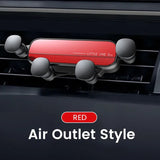 Gravity car phone holder air vent mount cell phone holder in car mobile support for iPhone 13 12 Xiaomi universal GPs stand
