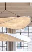 Wabi Sabi Silk Pendant Lamp Modern LED Ceiling Chandelier Light for Living Room Dining Bedroom Indoor Home Decor Light Fixtures