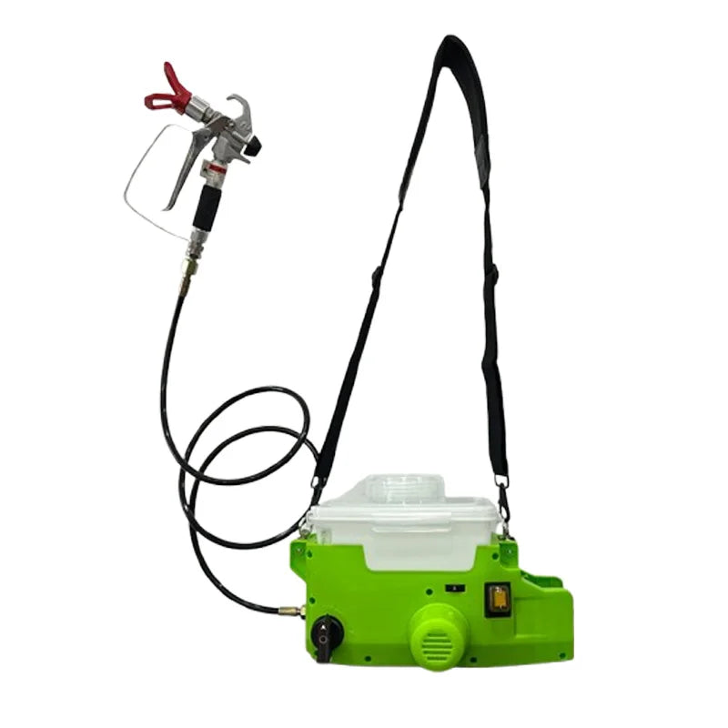 Máquina mal ventilada do pulverizador da pintura da mochila 1.7l 21v pistola elétrica portátil pintura doméstica pulverização recarregável para revestimento