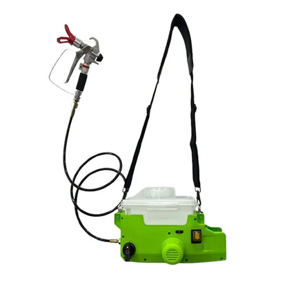 Máquina mal ventilada do pulverizador da pintura da mochila 1.7l 21v pistola elétrica portátil pintura doméstica pulverização recarregável para revestimento